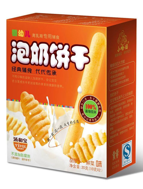 湯和寶泡奶餅干胡蘿卜鮮菜味