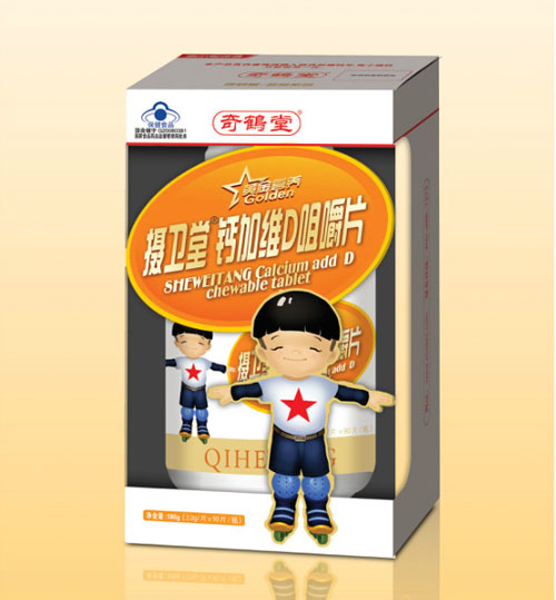 奇鶴堂鈣加維D咀嚼片