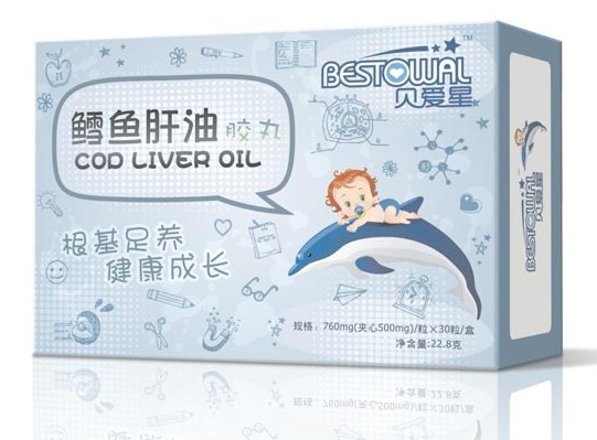 貝愛星鱈魚肝油膠丸