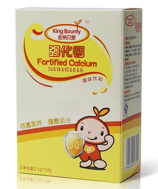 金納貝愛強化鈣固體飲料