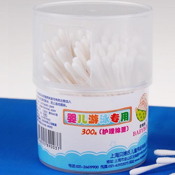 貝博氏嬰兒游泳專(zhuān)用護(hù)理小頭棉簽