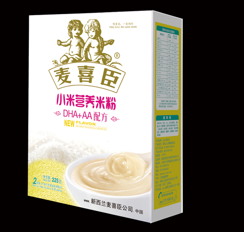麥喜臣小米營養(yǎng)米粉DHA+AA配方盒裝