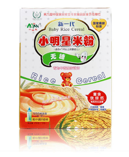 小明星無糖嬰兒米粉