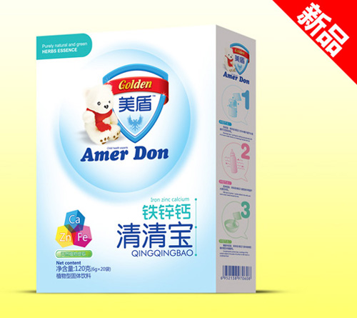 美盾鐵鋅鈣清清寶盒裝