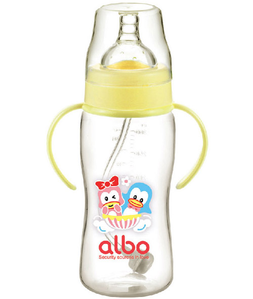 愛(ài)樂(lè)寶PP自動(dòng)奶瓶300ml黃色