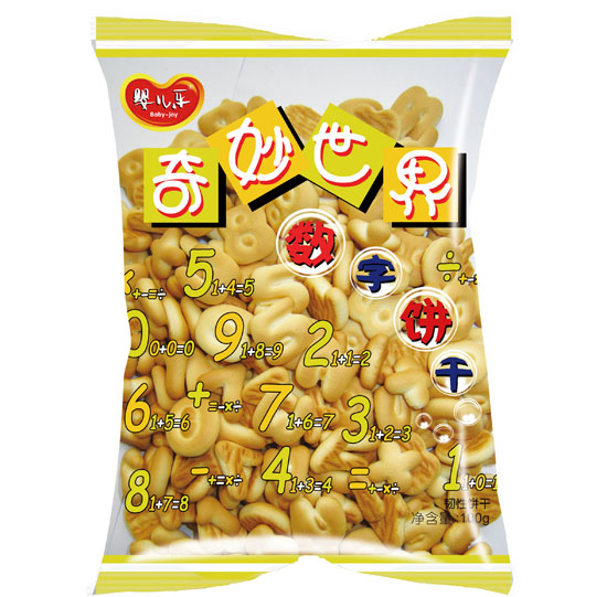 嬰兒樂(lè)奇妙世界數(shù)字餅干