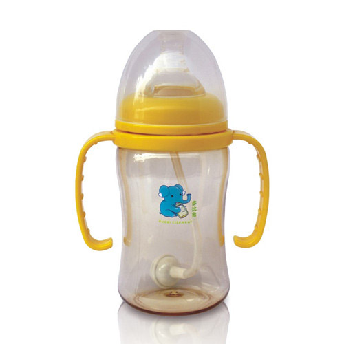 多比象嬰兒自動(dòng)奶瓶黃色