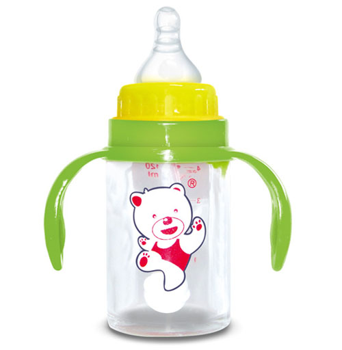 Babykin(貝沁)食品級玻璃奶瓶標(biāo)口直身奶瓶120ML
