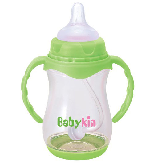 Babykin(貝沁)PPSU奶瓶250ML綠色