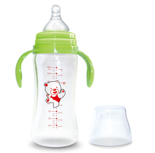 Babykin(貝沁)寬口弧形高硼硅玻璃奶瓶260ML