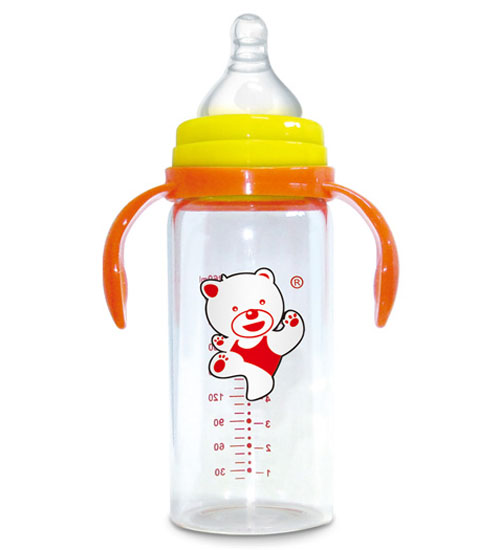 Babykin(貝沁)寬口直身高硼硅玻璃奶瓶260ML