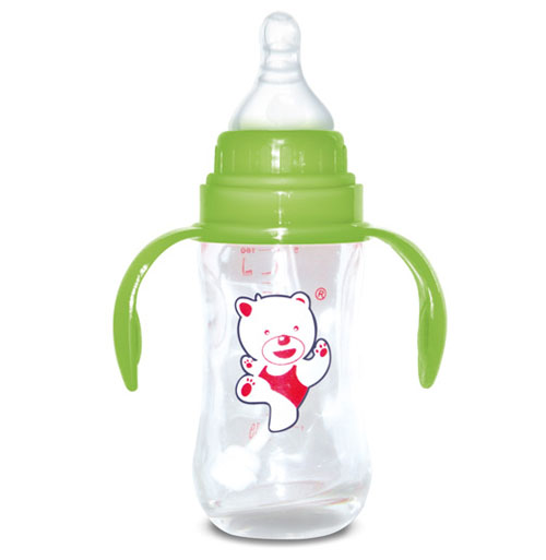 Babykin(貝沁)食品級玻璃奶瓶標(biāo)口弧形奶瓶160ML