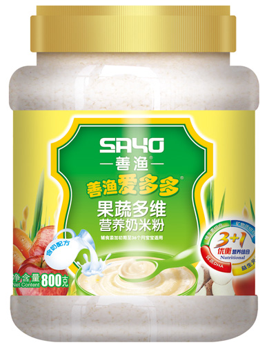 善漁愛多多果蔬多維營(yíng)養(yǎng)奶米粉