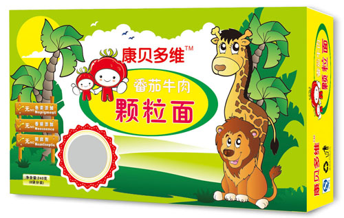 康貝多維番茄牛肉顆粒面橫版