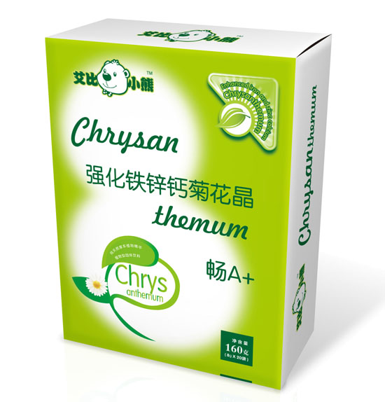 艾比小熊強(qiáng)化鐵鋅鈣菊花晶盒裝