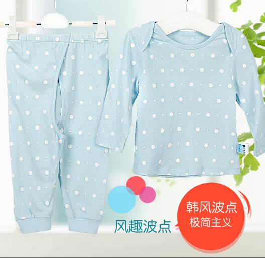 貝茜蒂韓風(fēng)波點純棉內(nèi)衣套裝