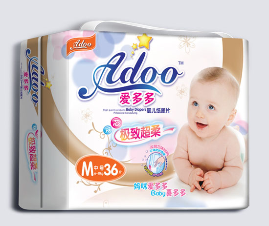 愛(ài)多多極致超柔嬰兒紙尿片M碼36片