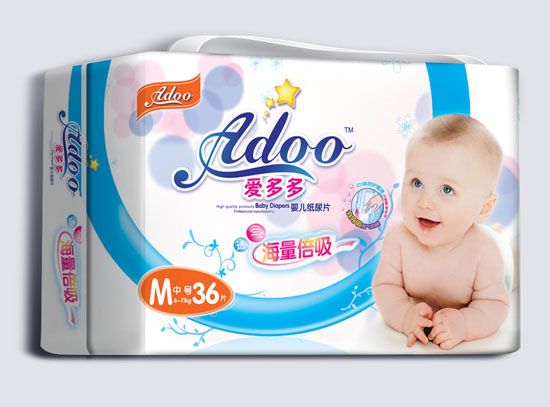 愛多多海量倍吸嬰兒紙尿片M碼36片
