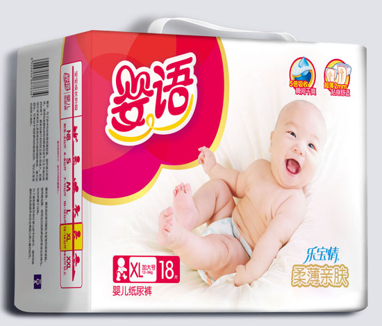 嬰語柔薄親膚嬰兒紙尿褲XL碼18片