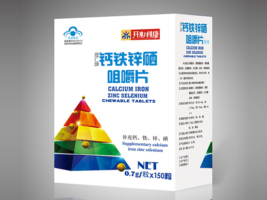 開心利康益康牌鈣加維D3咀嚼片150片