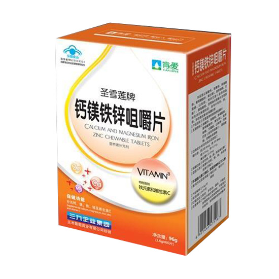 肯愛(ài)鈣鎂鐵鋅咀嚼片