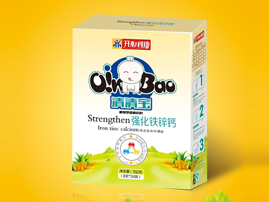 開心利康強(qiáng)化鐵鋅鈣清清寶盒裝