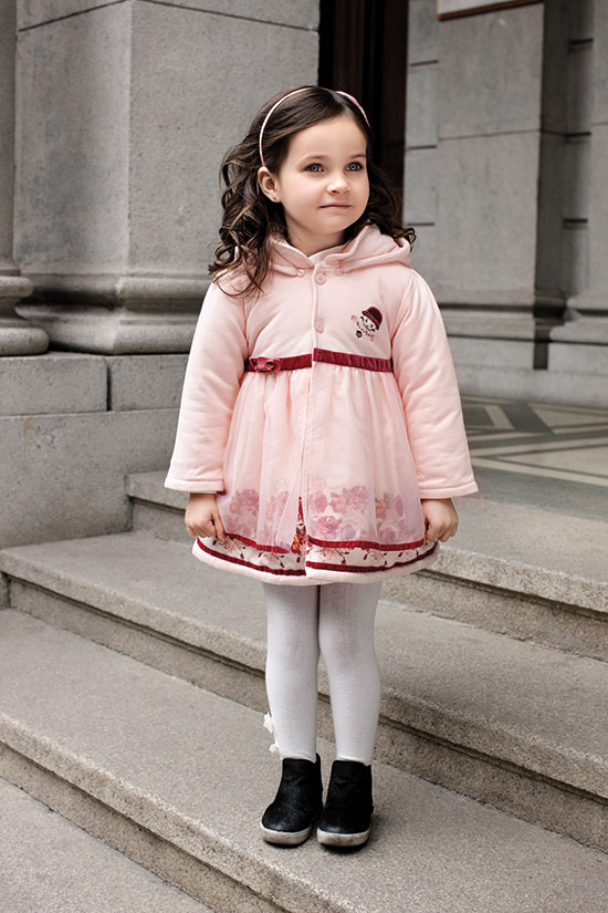 卡拉貝熊兒童套裝帶帽大碼(粉色)