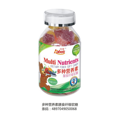 128克卡貝思多種營(yíng)養(yǎng)素膳食纖維軟糖