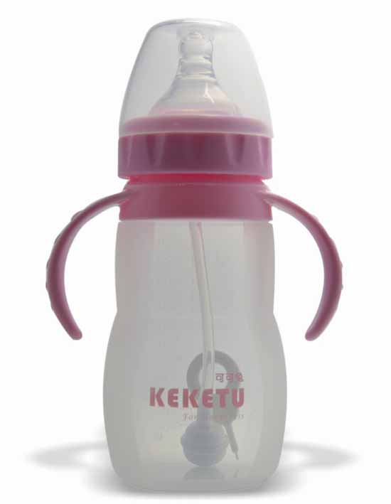 可可兔硅膠寬口240ml