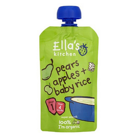 Ella s-Kitchen梨蘋果嬰兒米糊
