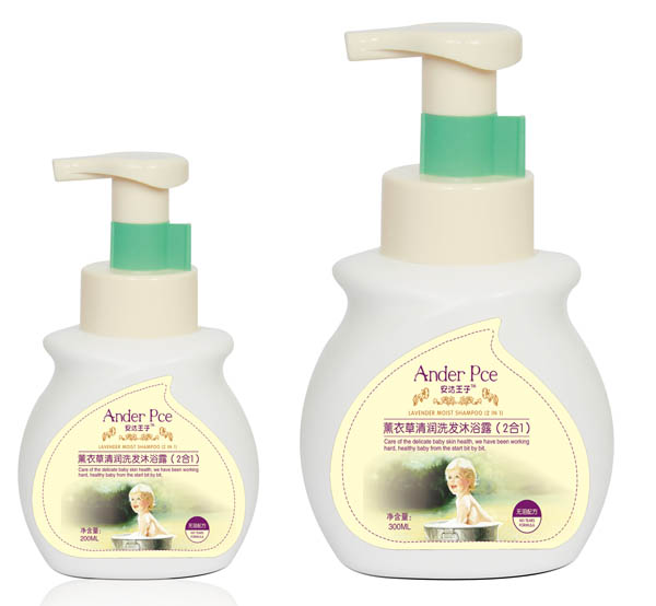 安達(dá)王子薰衣草清潤(rùn)洗發(fā)沐浴露(2合1)