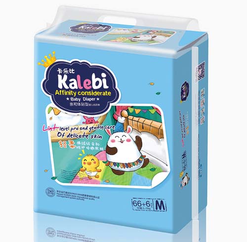 卡樂(lè)比超薄嬰兒紙尿褲M碼66+6片