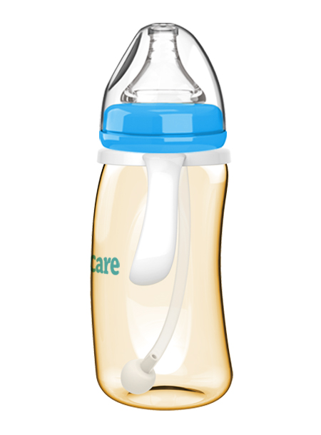 伊斯卡爾320mlPPSU企鵝自動(dòng)哺乳瓶(藍(lán))