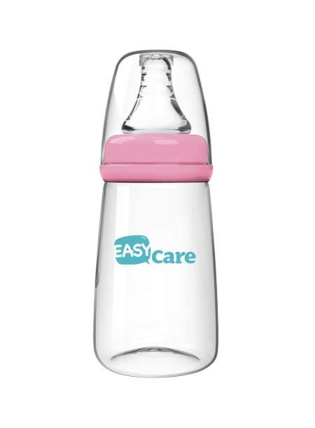 伊斯卡爾160mlPP標(biāo)準(zhǔn)口徑奶瓶(紅)