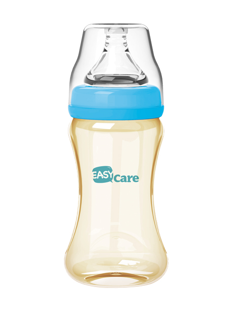 伊斯卡爾240mlPPSU寬口徑奶瓶(藍)