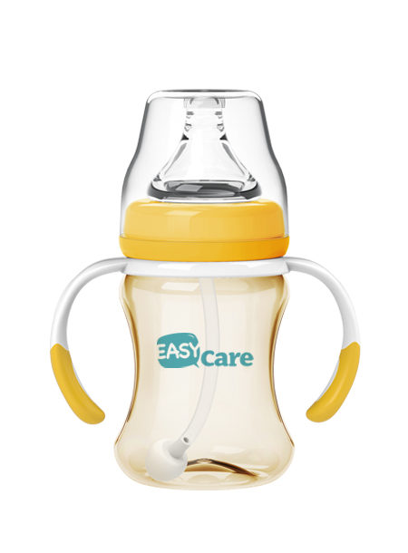 伊斯卡爾160mlPPSU自動(dòng)寬口徑奶瓶(黃)