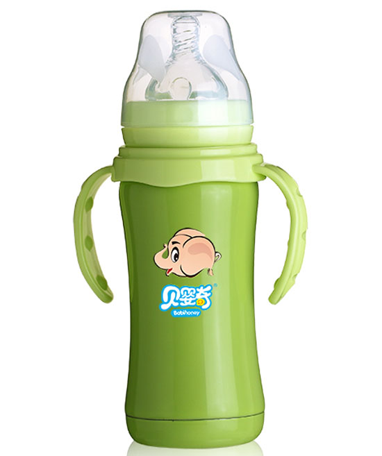 貝嬰奇180ML寬口不銹鋼內膽保溫奶瓶