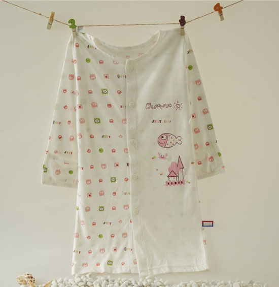 金色小魚麻塞爾纖維單面小魚護(hù)手長袍