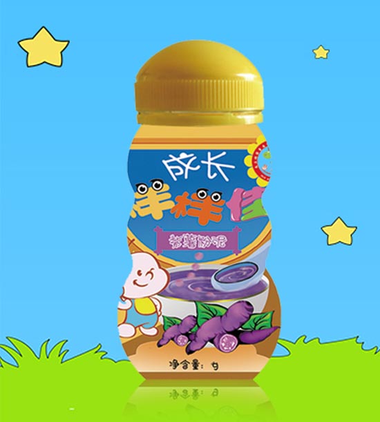 馬上旺樣樣佳紫薯味葫蘆瓶粉泥