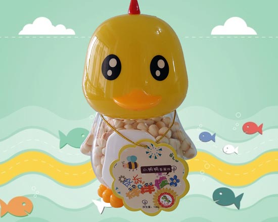 小鴨鴨香蕉味小蛋酥黃色