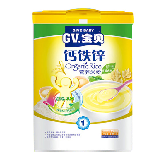 GV寶貝鈣鐵鋅營(yíng)養(yǎng)米粉