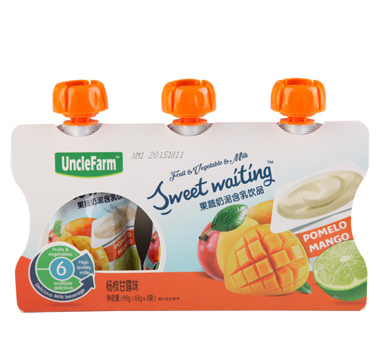 農場大叔楊枝甘露味果泥盒裝