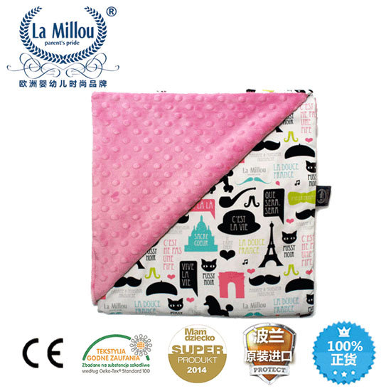 拉米洛巧柔豆豆毯俏皮小王妃標(biāo)準(zhǔn)款粉嫩玫瑰紫