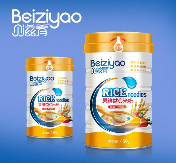 貝滋肴果維益C米粉草莓+胡蘿卜