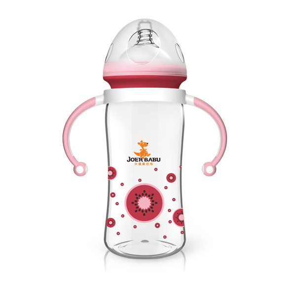 小袋鼠巴布PP奶瓶BP-833 紅色