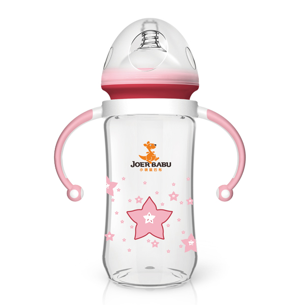 小袋鼠巴布PP奶瓶BP-832 紅色