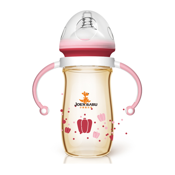 小袋鼠巴布PPSU奶瓶BP-805粉色