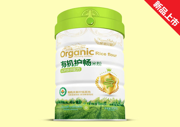 金諾貝嬰有機(jī)護(hù)暢米粉-AD鈣鐵鋅配方聽裝
