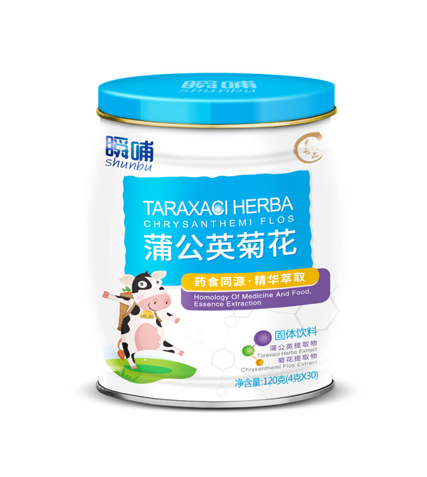 瞬哺蒲公英菊花固體飲料