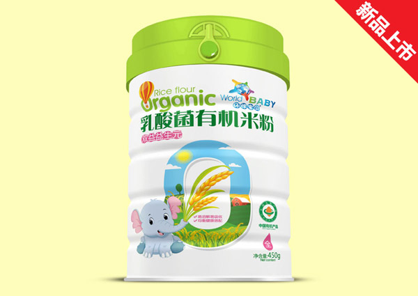 環(huán)球?qū)氊惾樗峋袡C米粉聽裝-雙益益生元